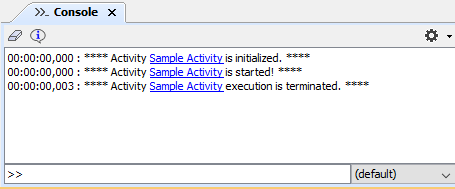 Runtime Information of Magic Model Analyst / Cameo Simulation Toolkit
