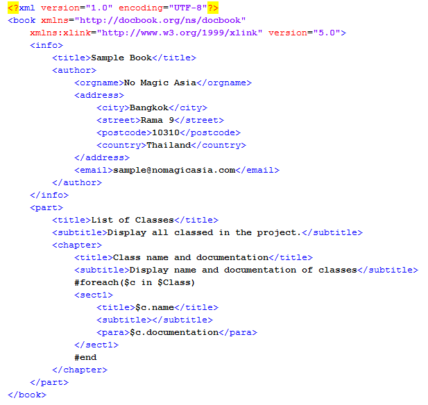 A DocBook Template A DocBook Template