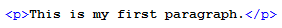 HTML Tag for Paragraph HTML Tag for Paragraph