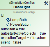 Modified SimulationConfig FlashLight