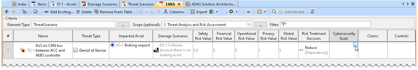 Cameo Safety and Reliability Analyzer 2024x > TARA > 1 ClickThreeDots_Goals.png