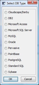 Cameo Data Modeler Plugin 2024x > Top level elements > Figure 16 Database Flavor Selection Dialog.png
