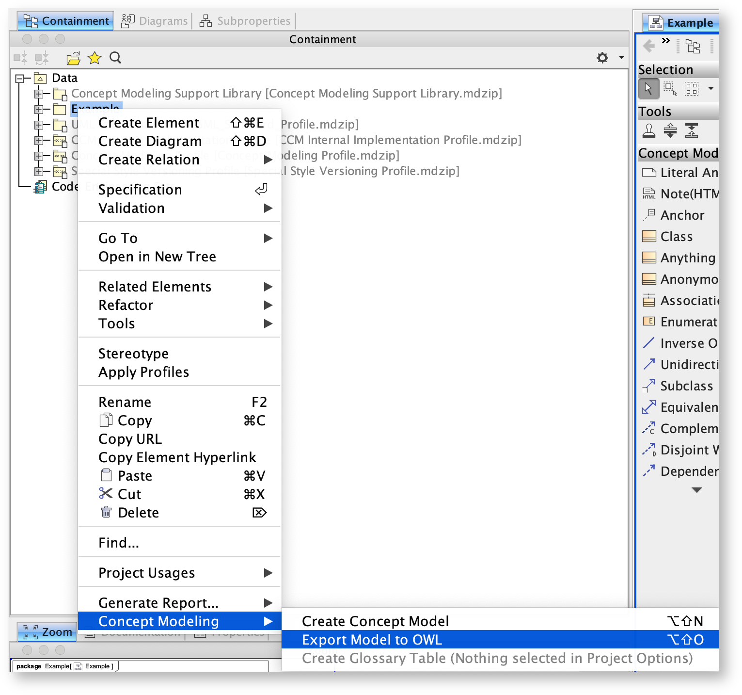 Concept Modeler Plugin 2024x Refresh1 > Cameo Concept Modeler (CCM) Quick Start Guide > Screen Shot 2019-08-13 at 1.25.53 PM.png