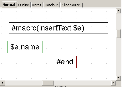 Invalid Usage of Macro Statement in ODP