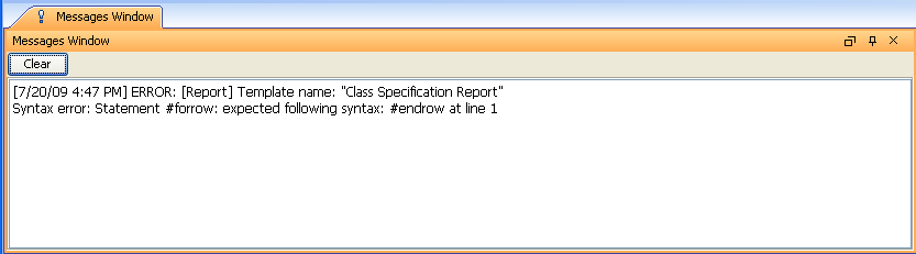 Invalid Syntax Warning Message
