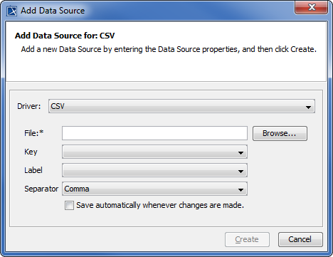 Adding a CSV Data Source to DataHub explorer