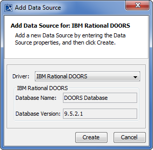 Add DOORS data source