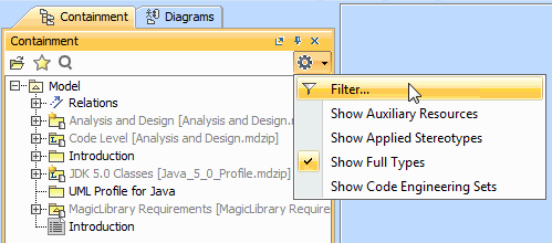 MagicDraw 19.0 LTR SP1 > Filtering > containment_tab_filter.png