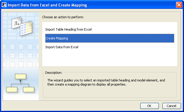 The Create Mapping Menu