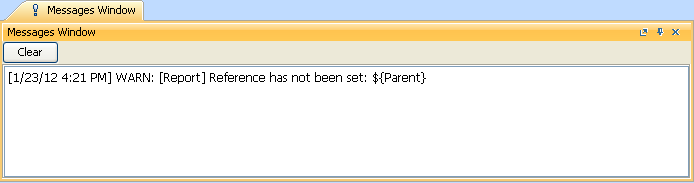 A Warning Message of a Variable that Does not Exist in a Template Variable