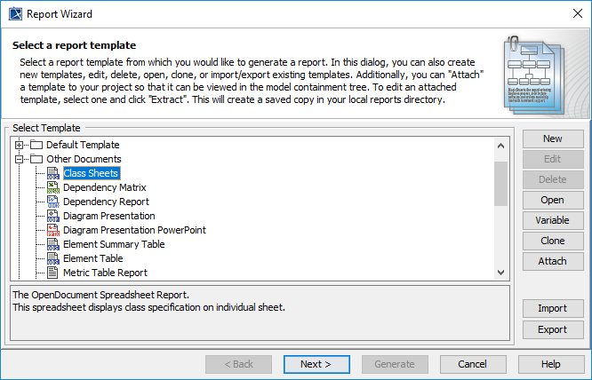MagicDraw 19.0 LTR SP3 > Report Wizard custom language > Report Wizard Other Templates.png