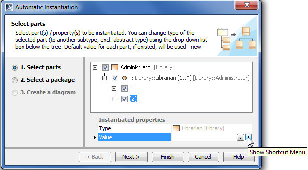 MagicDraw 19.0 LTR SP3 > Working with Automatic Instantiation Wizard > create_value_for_part.png
