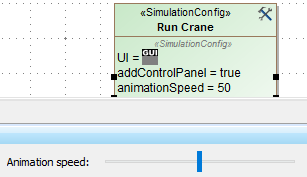 The animation speed is consistent with the animation speed bar.
