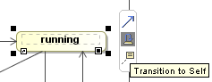 The Transition to Self Icon on the Smart Manipulator Toolbar