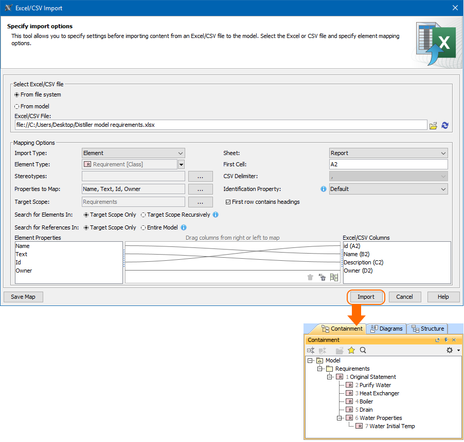 Importing Nested Requirements