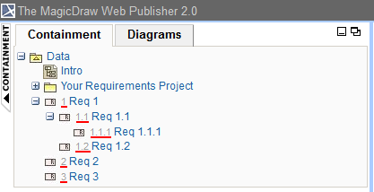 To display ID Property in the Web Publisher 2.0 report containment tree