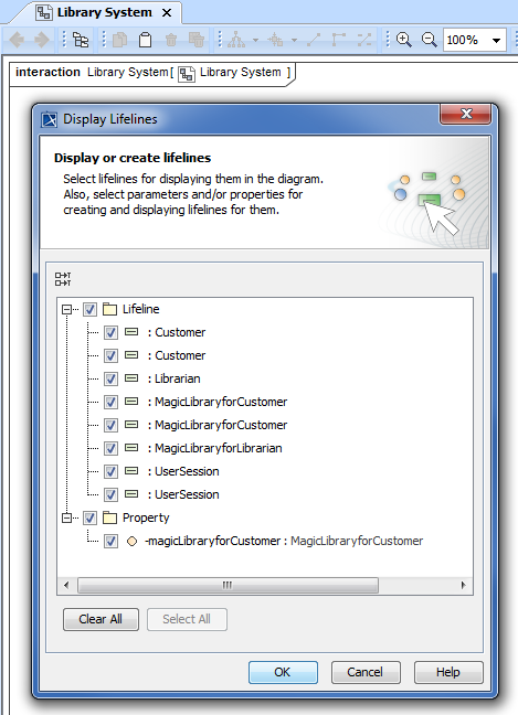 Lifeline - MagicDraw 2021x Refresh2 - No Magic Documentation